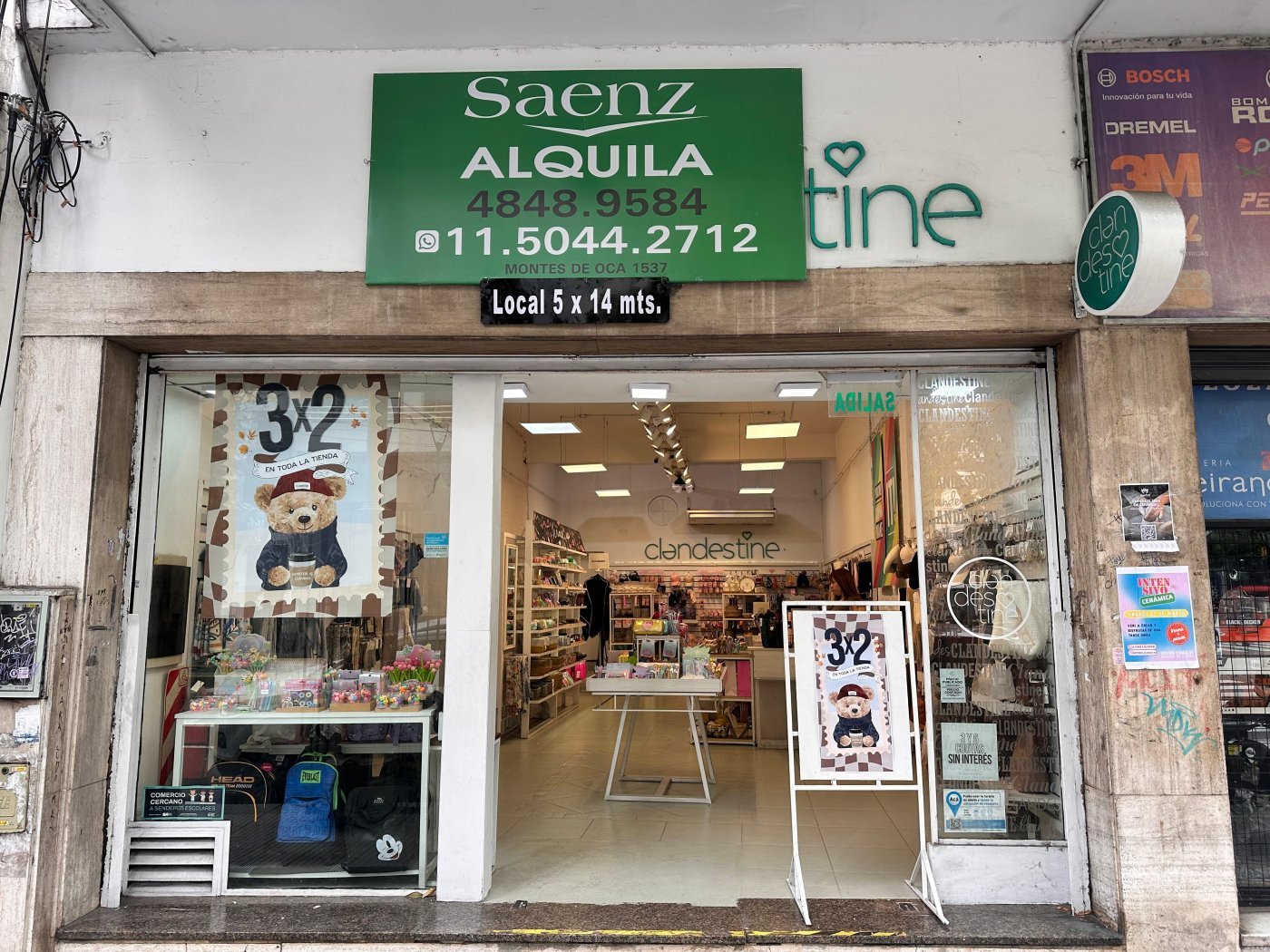 ALQUILER LOCAL EN AV MONTES DE OCA /Ref: 387
